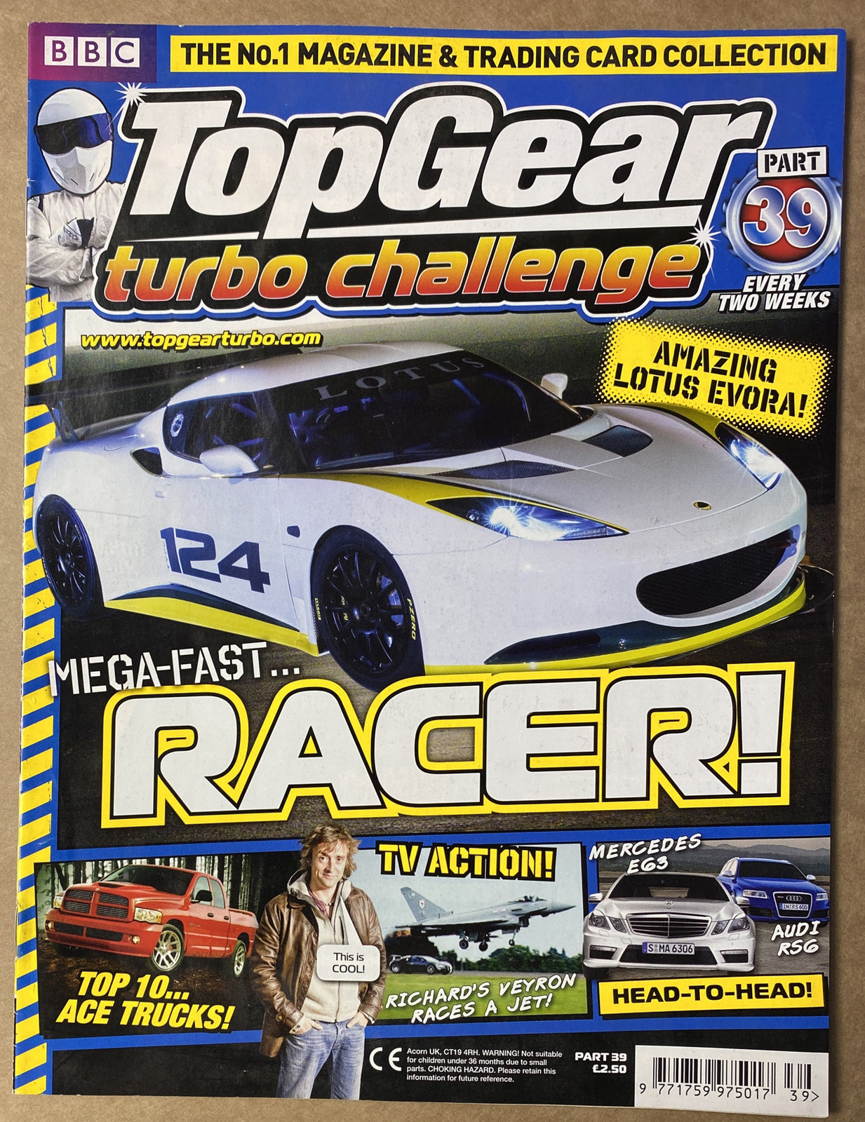 BBC Top Gear Turbo Challenge Part 39 In Good Condition Magazine