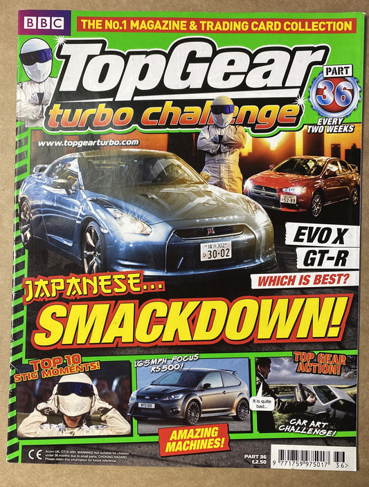 BBC Top Gear Turbo Challenge Part 36 In Good Condition Magazine