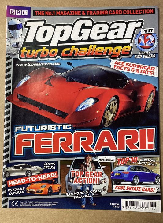 BBC Top Gear Turbo Challenge Part 12 In Good Condition Magazine