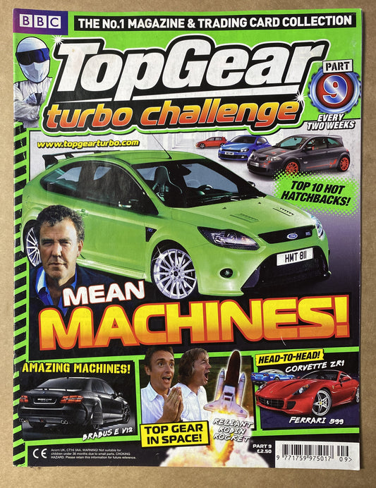 BBC Top Gear Turbo Challenge Part 9 In Good Condition Magazine