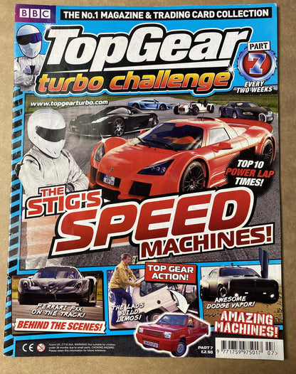 BBC Top Gear Turbo Challenge Part 7 In Good Condition Magazine