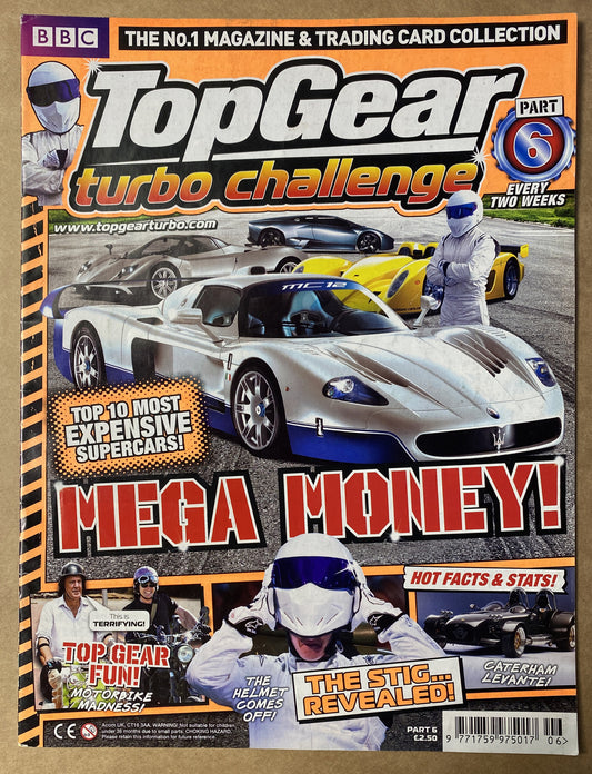 BBC Top Gear Turbo Challenge Part 6 In Good Condition Magazine