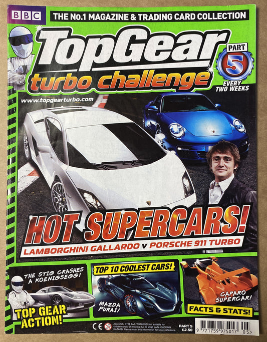 BBC Top Gear Turbo Challenge Part 5 In Good Condition Magazine