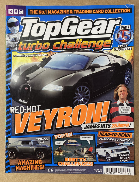 BBC Top Gear Turbo Challenge Part 15 In Good Condition Magazine