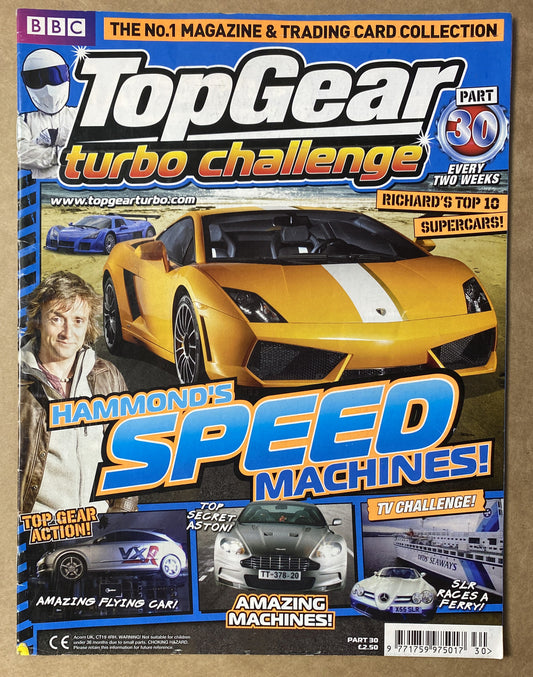 BBC Top Gear Turbo Challenge Part 30 In Good Condition Magazine