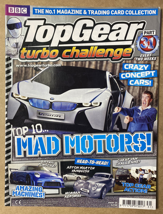 BBC Top Gear Turbo Challenge Part 31 In Good Condition Magazine