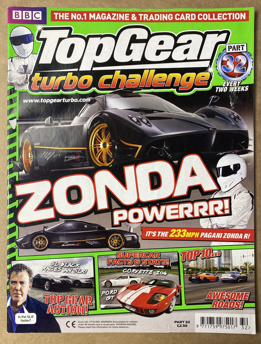BBC Top Gear Turbo Challenge Part 32 In Good Condition Magazine