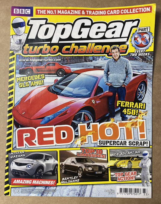 BBC Top Gear Turbo Challenge Part 33 In Good Condition Magazine