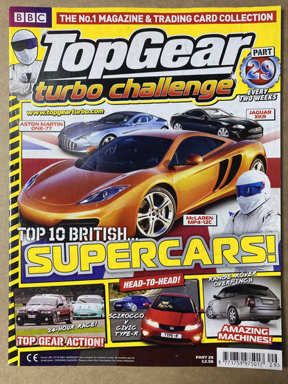 BBC Top Gear Turbo Challenge Part 29 In Good Condition Magazine