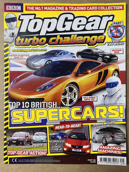 BBC Top Gear Turbo Challenge Part 29 In Good Condition Magazine