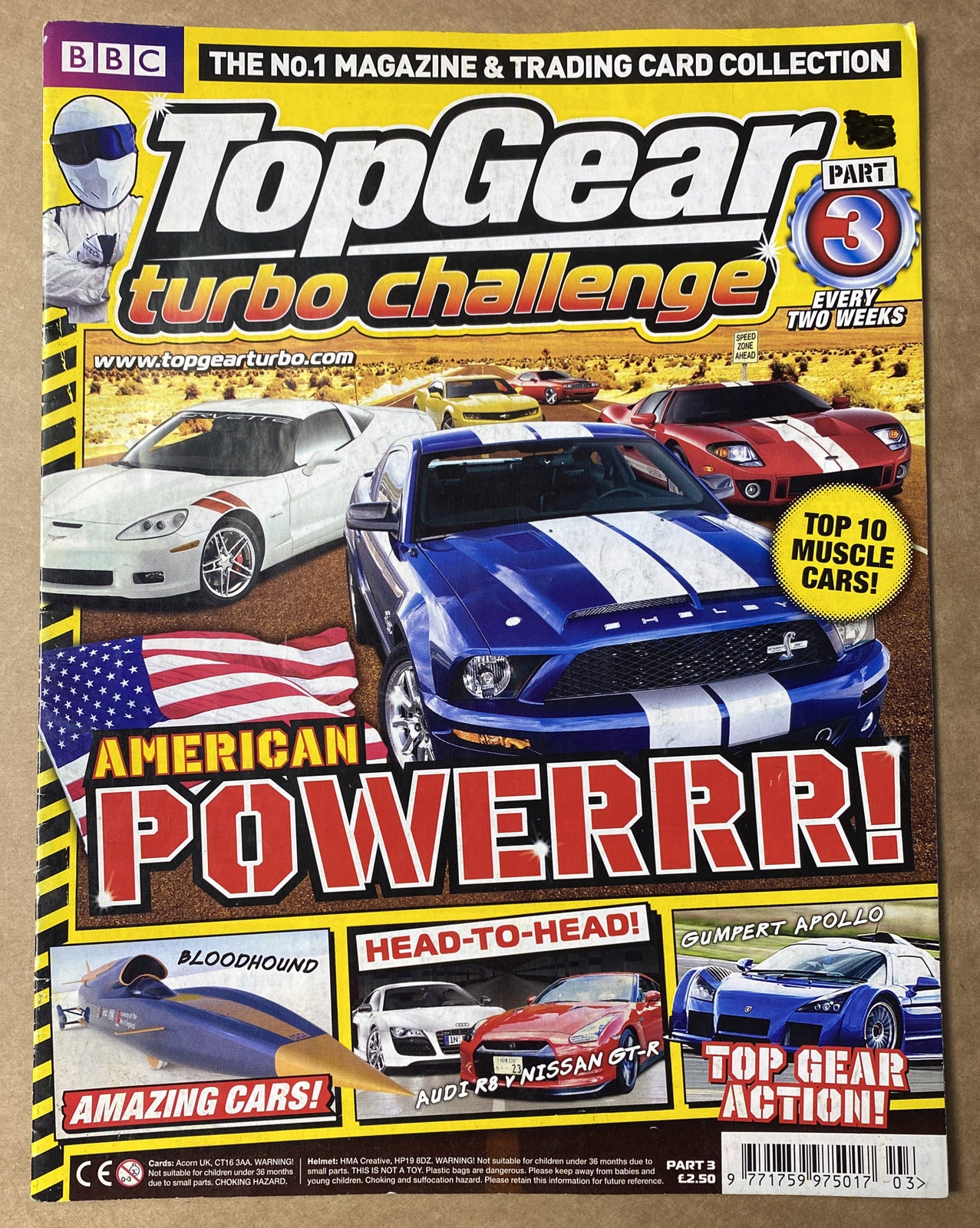 BBC Top Gear Turbo Challenge Part 3 In Good Condition Magazine