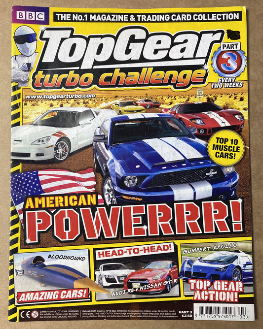 BBC Top Gear Turbo Challenge Part 3 In Good Condition Magazine