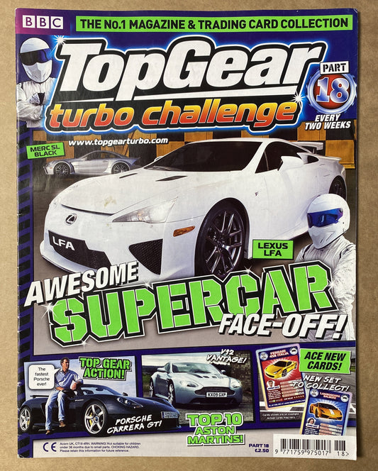 BBC Top Gear Turbo Challenge Part 18 In Good Condition Magazine