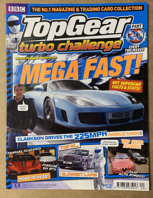 BBC Top Gear Turbo Challenge Part 20 In Good Condition Magazine
