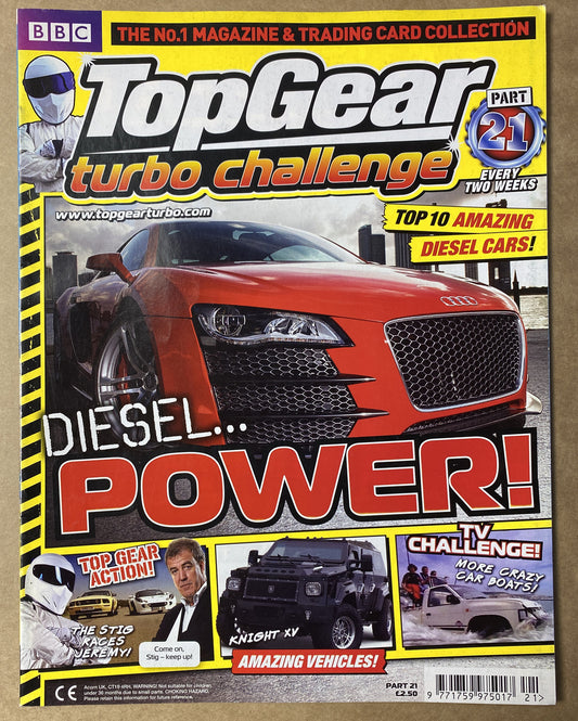 BBC Top Gear Turbo Challenge Part 21 In Good Condition Magazine