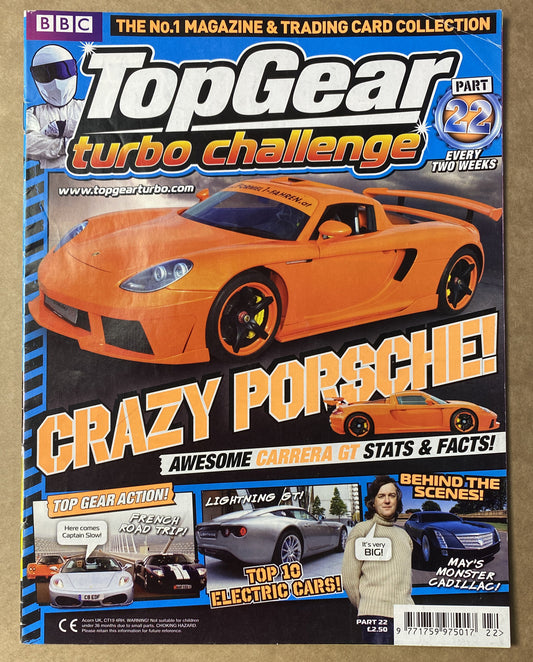 BBC Top Gear Turbo Challenge Part 22 In Good Condition Magazine