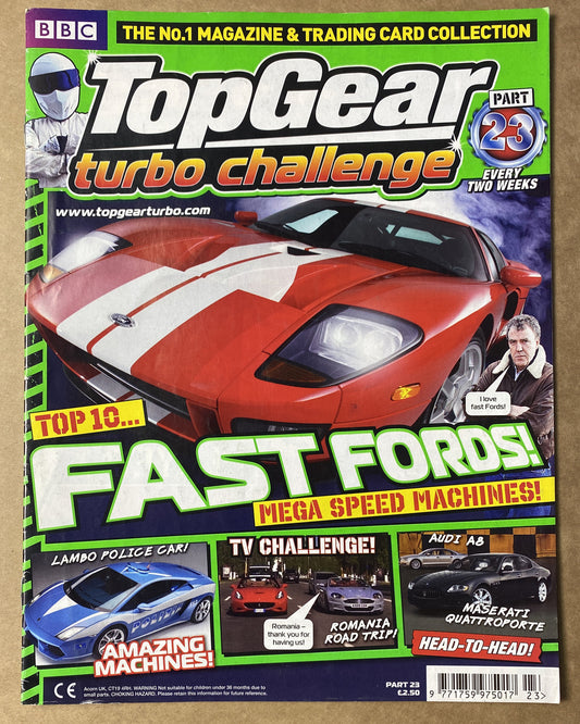 BBC Top Gear Turbo Challenge Part 23 In Good Condition Magazine
