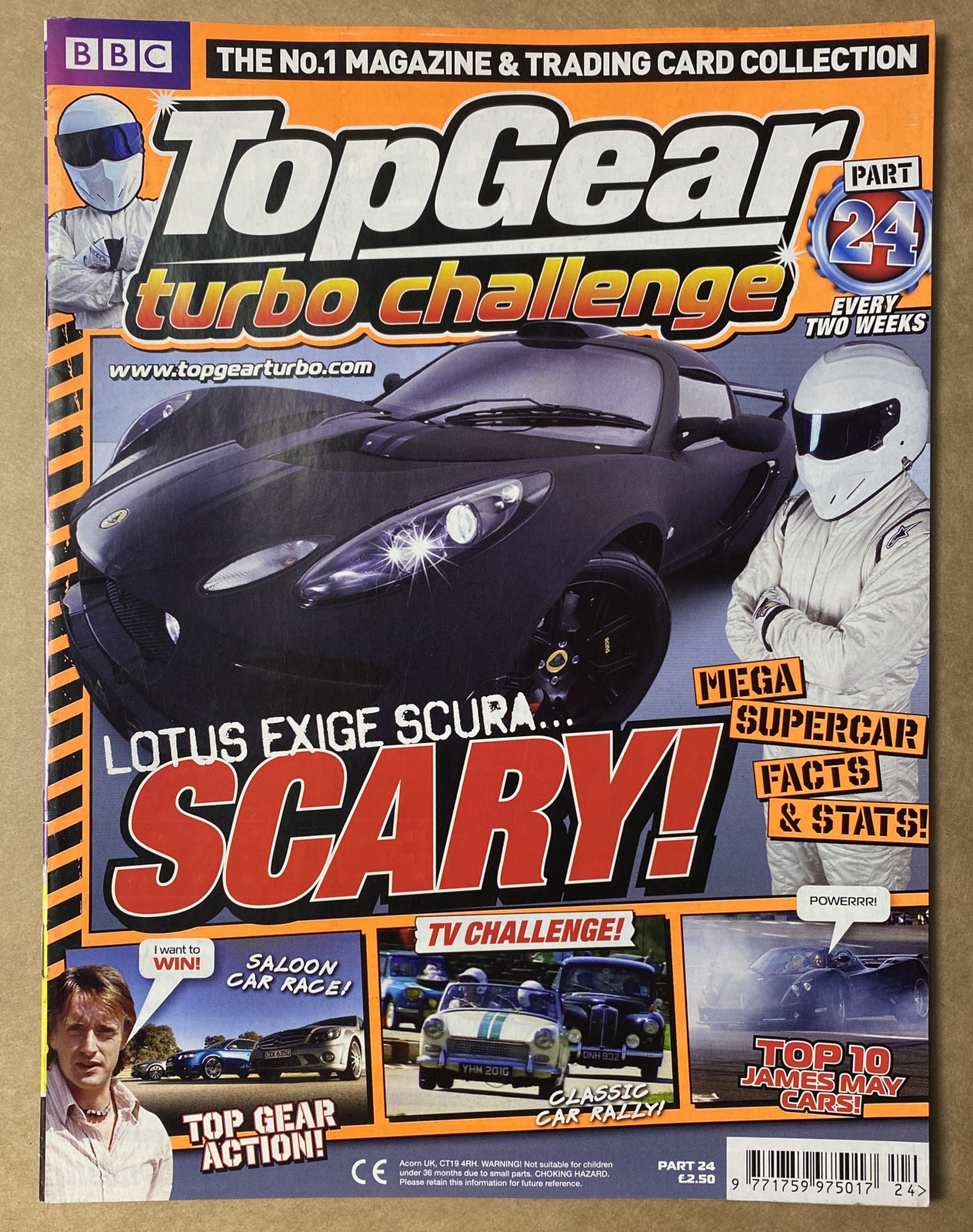 BBC Top Gear Turbo Challenge Part 24 In Good Condition Magazine