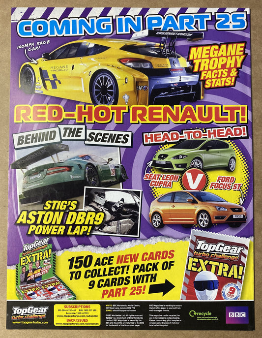 BBC Top Gear Turbo Challenge Part 24 In Good Condition Magazine