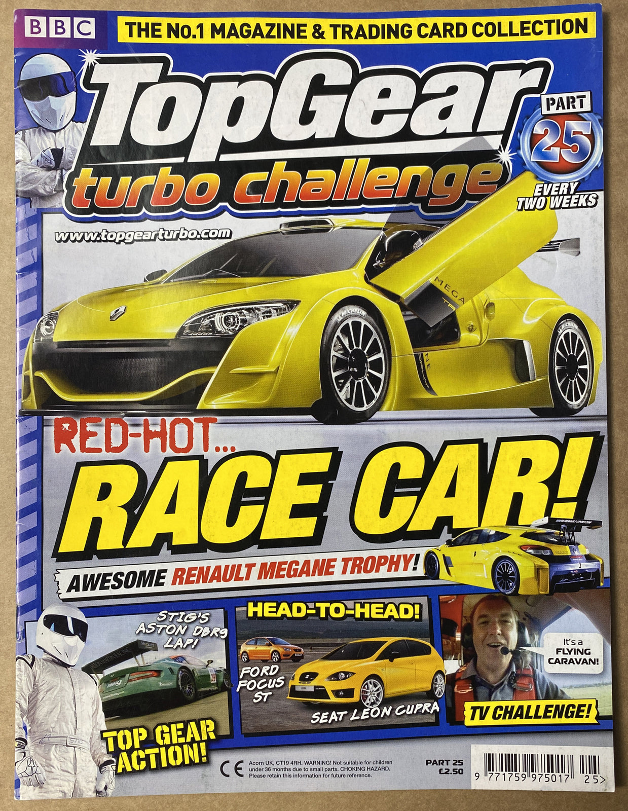 BBC Top Gear Turbo Challenge Part 25 In Good Condition Magazine