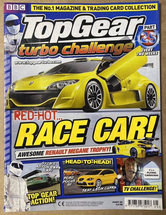 BBC Top Gear Turbo Challenge Part 25 In Good Condition Magazine