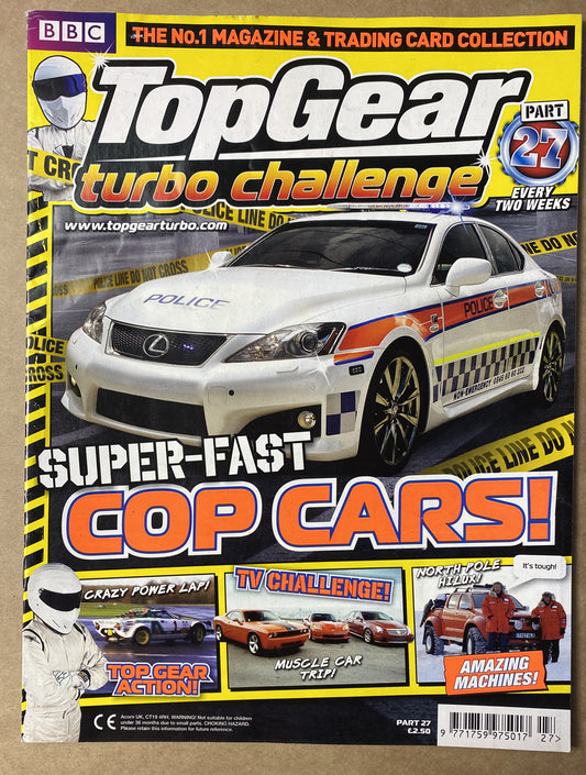 BBC Top Gear Turbo Challenge Part 27 In Good Condition Magazine