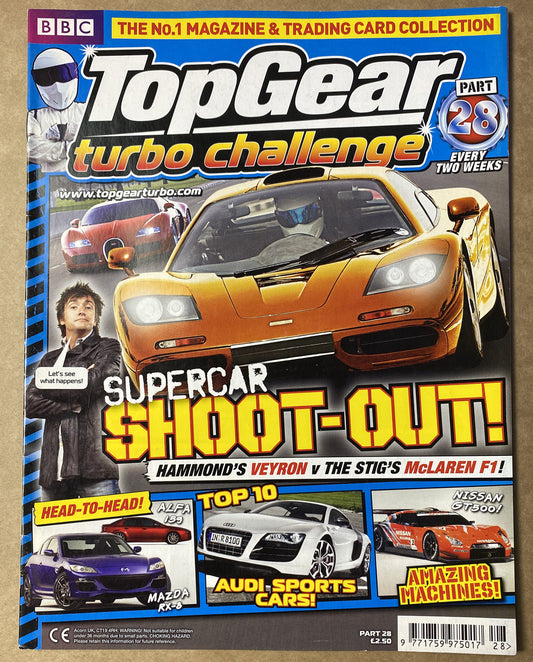 BBC Top Gear Turbo Challenge Part 28 In Good Condition Magazine
