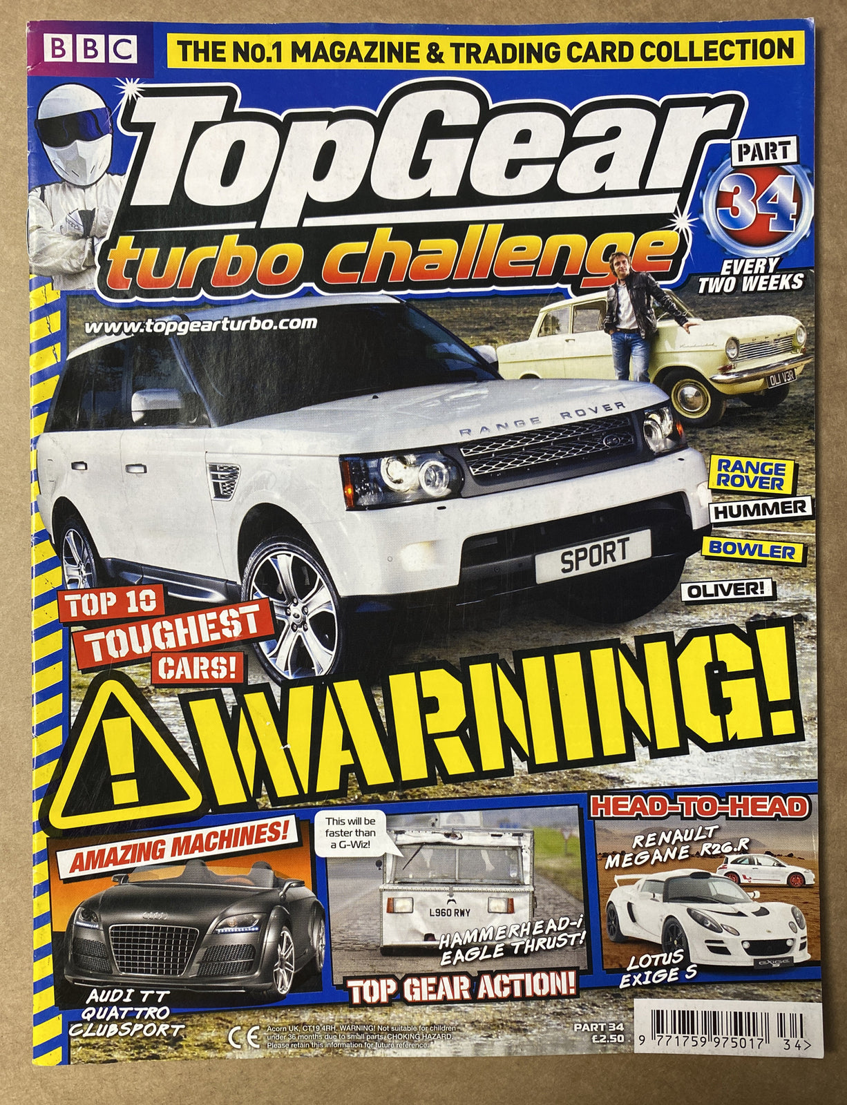 BBC Top Gear Turbo Challenge Part 34 In Good Condition Magazine