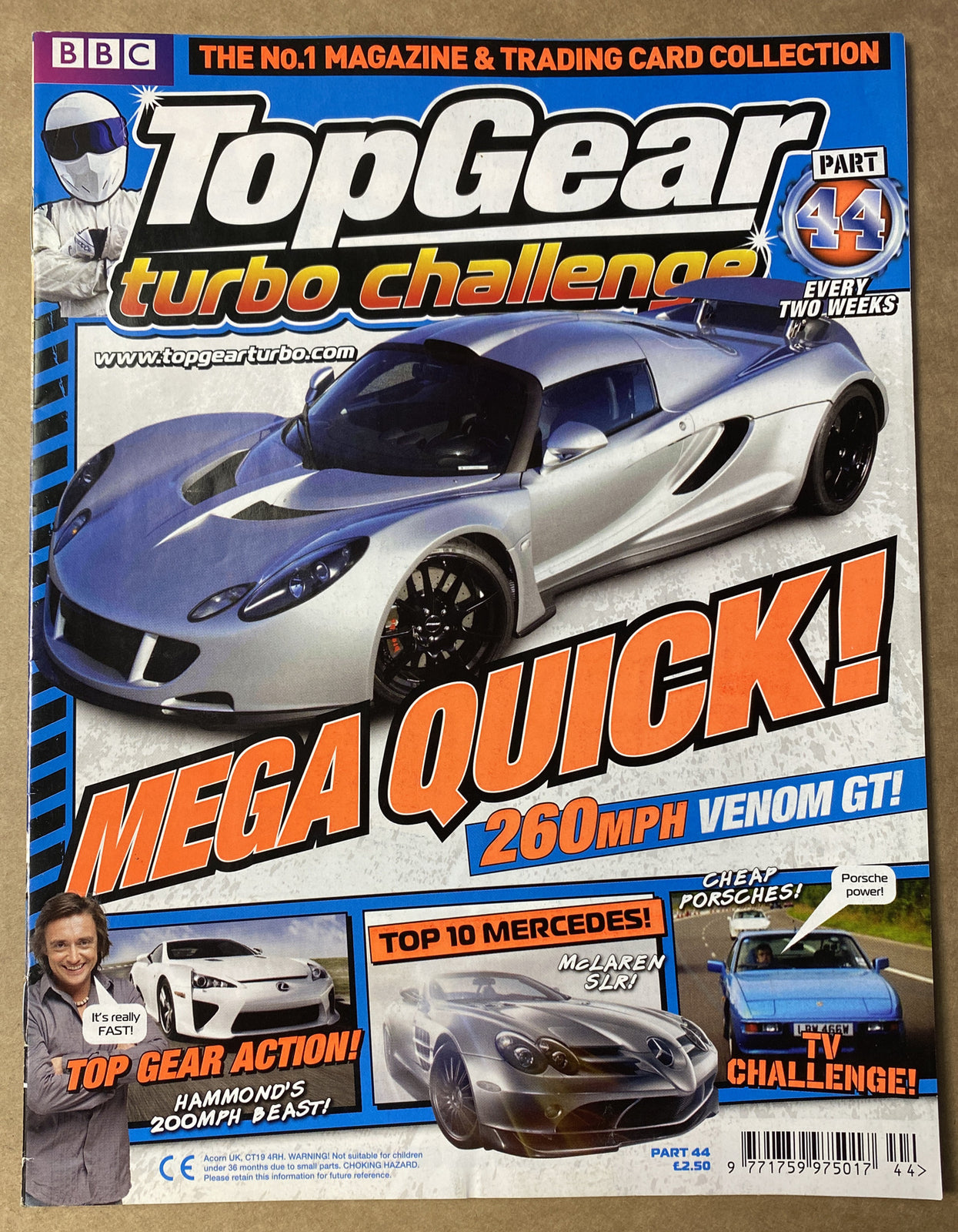 BBC Top Gear Turbo Challenge Part 44 In Good Condition Magazine