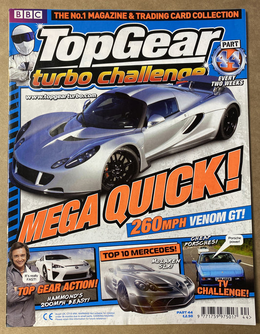BBC Top Gear Turbo Challenge Part 44 In Good Condition Magazine