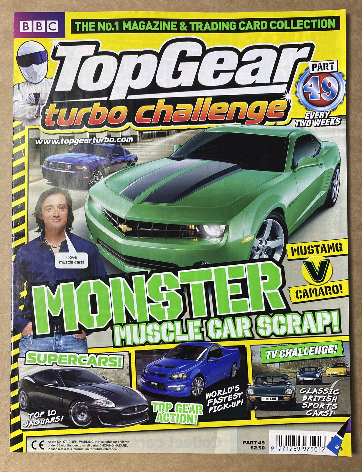 BBC Top Gear Turbo Challenge Part 49 In Good Condition Magazine