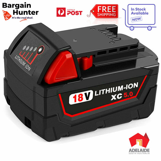 Aftermarket 5 Ah Milwaukee li-Ion 18v  Replacement Battery M18BX 18V AUS SELLER