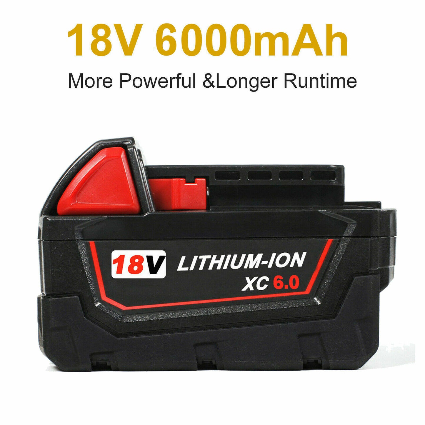 Aftermarket 6 Ah Milwaukee li-Ion 18v  Replacement Battery M18BX 18V AUS SELLER