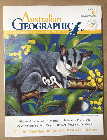 Australian Geographic Magazine Jan - Mar 2001 No. 61 In Good Condition