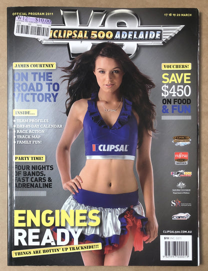 V8 Supercars Clipsal 500 Adelaide Official Program 2011 Good Condition Magazine