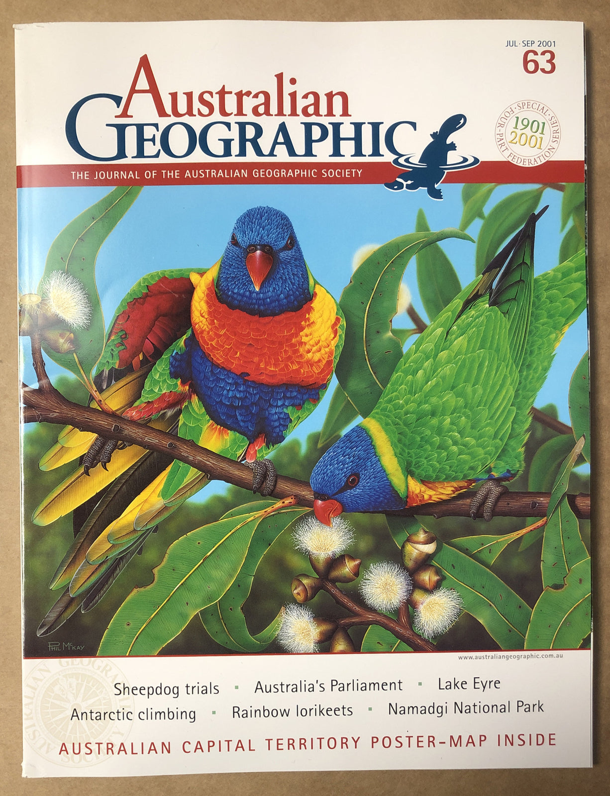 Australian Geographic Magazine Jul - Sept 2001 No. 63 In Good Condition