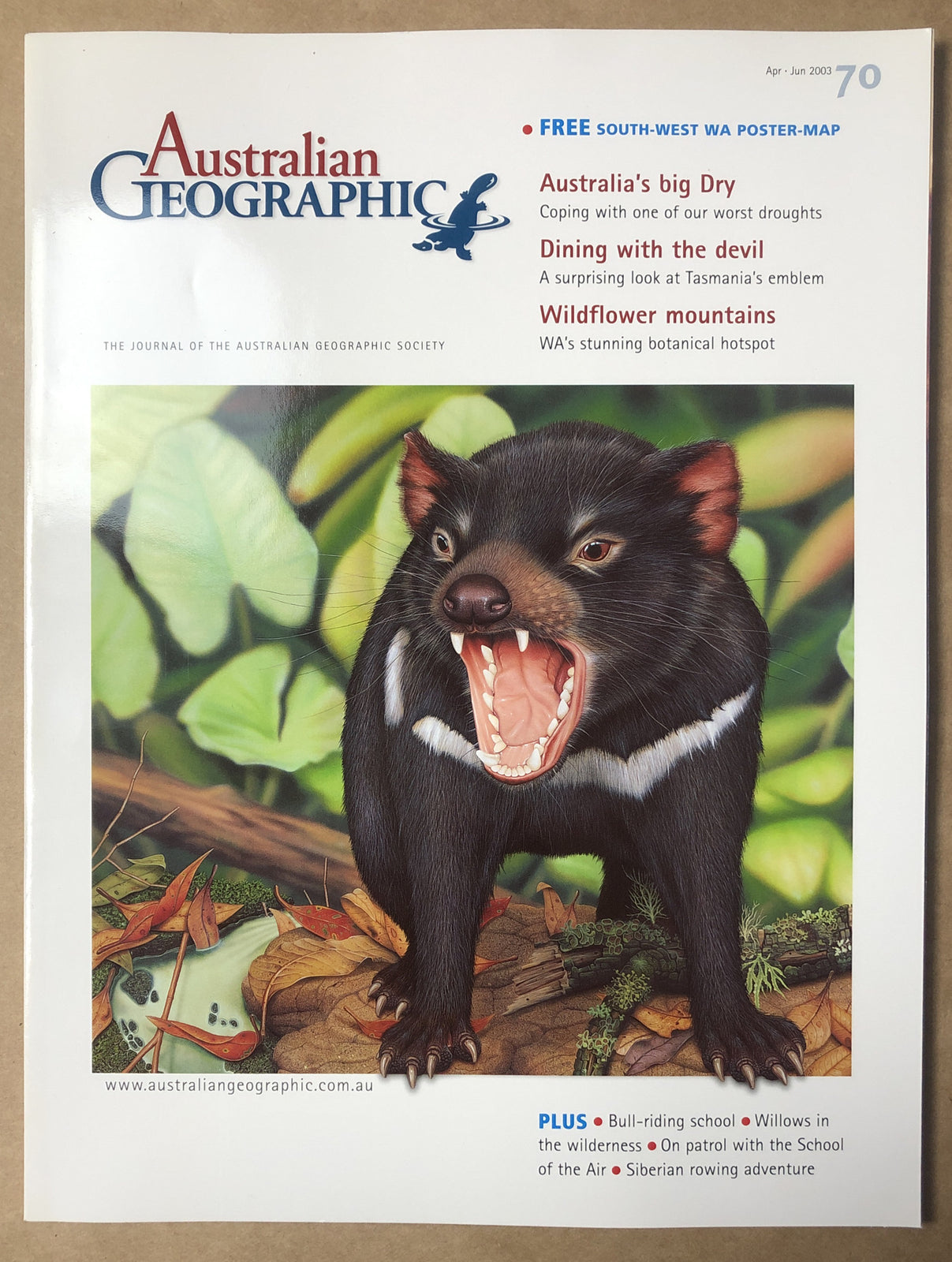 Australian Geographic Magazine Apr - Jun 2005 No. 70 In Good Condition