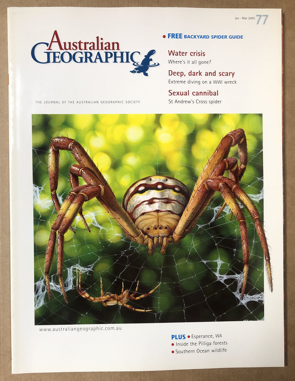 Australian Geographic Magazine Jan - Mar 2005 No. 77 In Good Condition