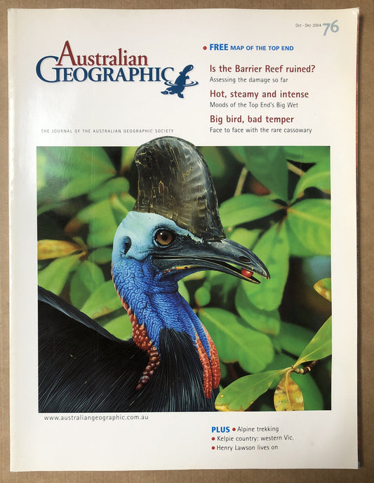 Australian Geographic Magazine Oct - Dec 2004 No. 76 In Good Condition