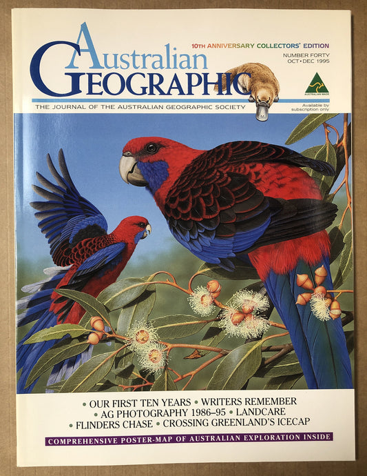 Australian Geographic Magazine Oct - Dec 1995 No. 40 In Good Condition