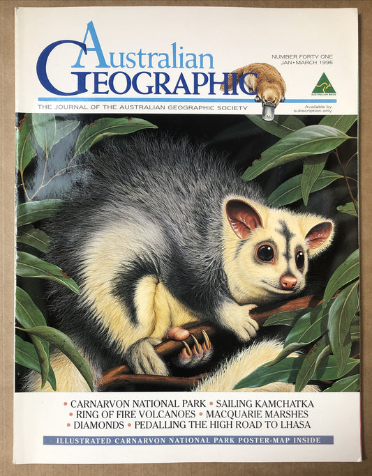 Australian Geographic Magazine Jan - Mar 1996 No. 41 In Good Condition