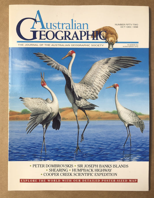 Australian Geographic Magazine Oct - Dec 1998 No. 52 In Good Condition