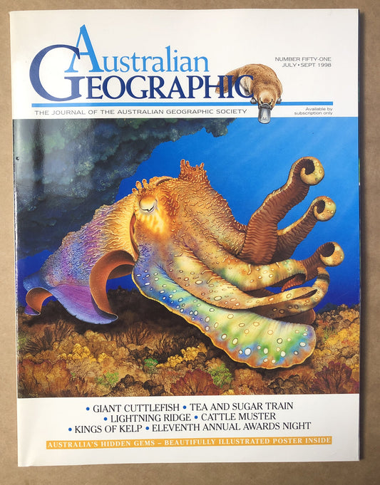 Australian Geographic Magazine Jul - Sept 1998 No. 51 In Good Condition