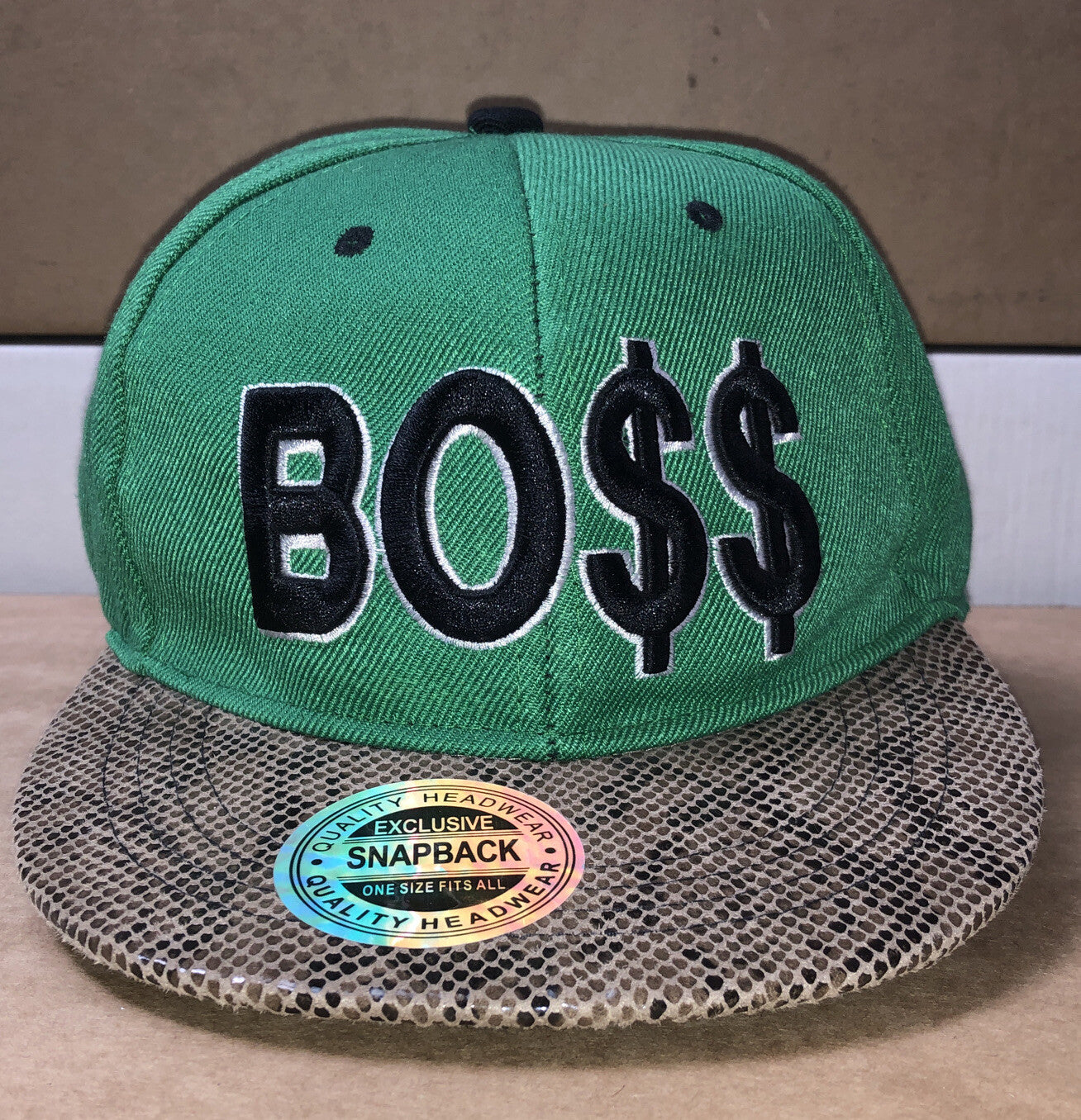 M704 Boss Snapback Baseball Cap / Hat In Good Condition Adjustable Sizing