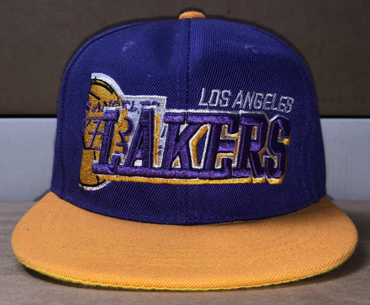 M702 Los Angeles Lakers Cap / Hat In Good Condition Adjustable Sizing Free Post