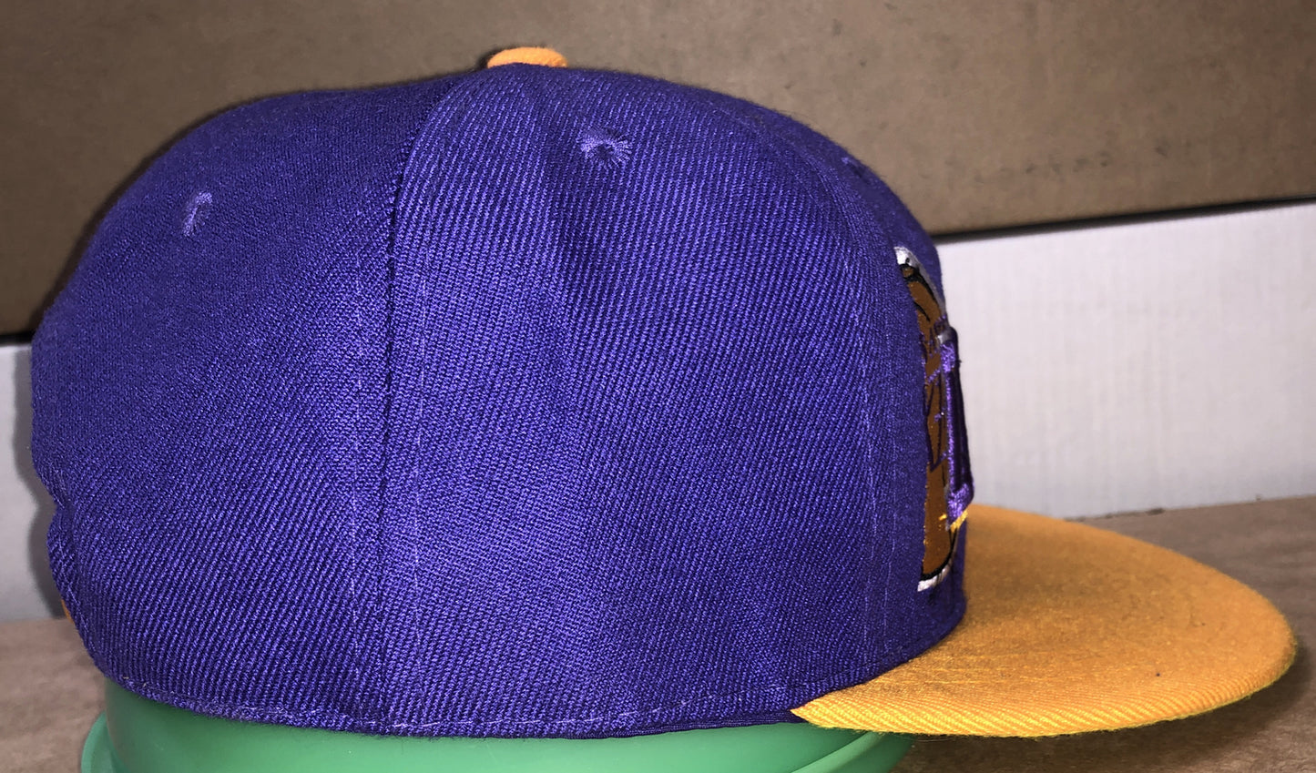 M702 Los Angeles Lakers Cap / Hat In Good Condition Adjustable Sizing Free Post