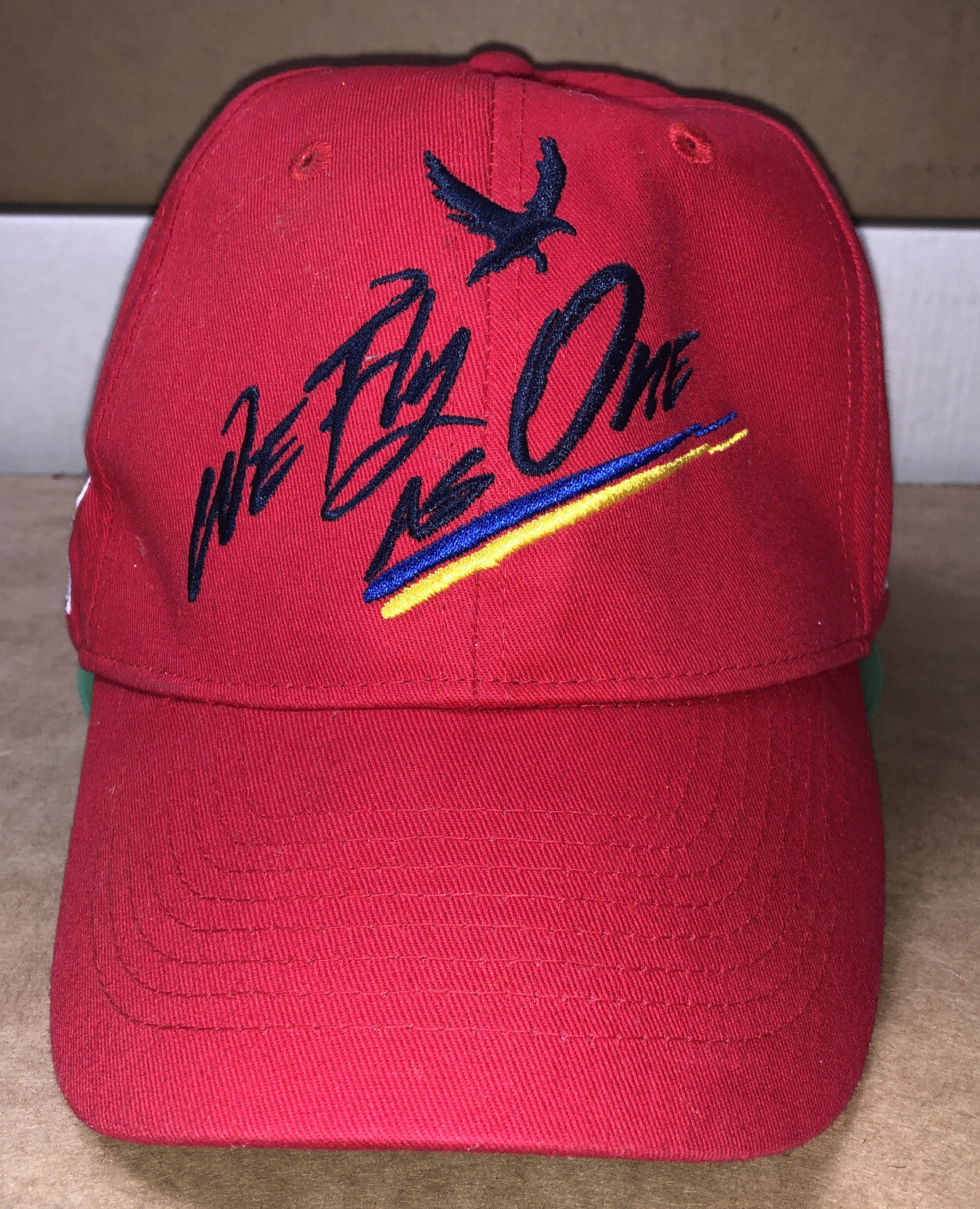 M708 Adelaide Crows We Fly As One Cap / Hat In Good Condition Adjustable Sizing