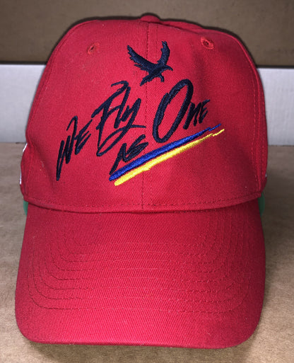 M708 Adelaide Crows We Fly As One Cap / Hat In Good Condition Adjustable Sizing
