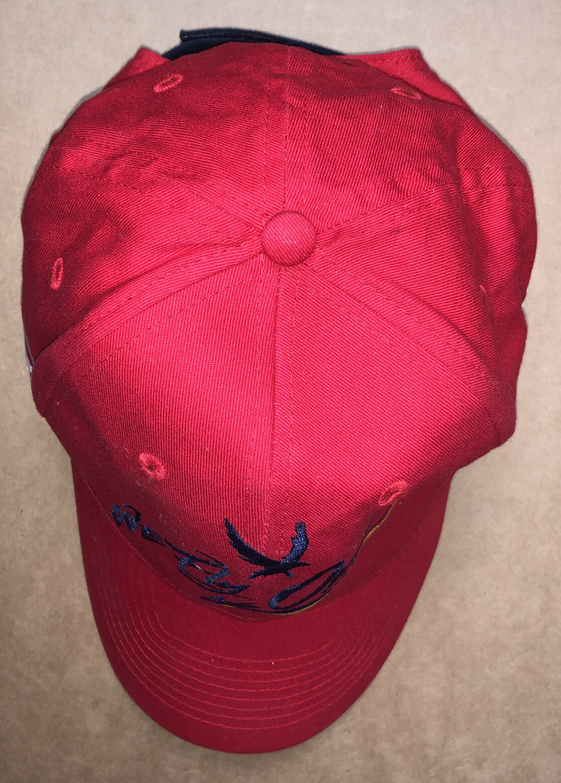 M708 Adelaide Crows We Fly As One Cap / Hat In Good Condition Adjustable Sizing