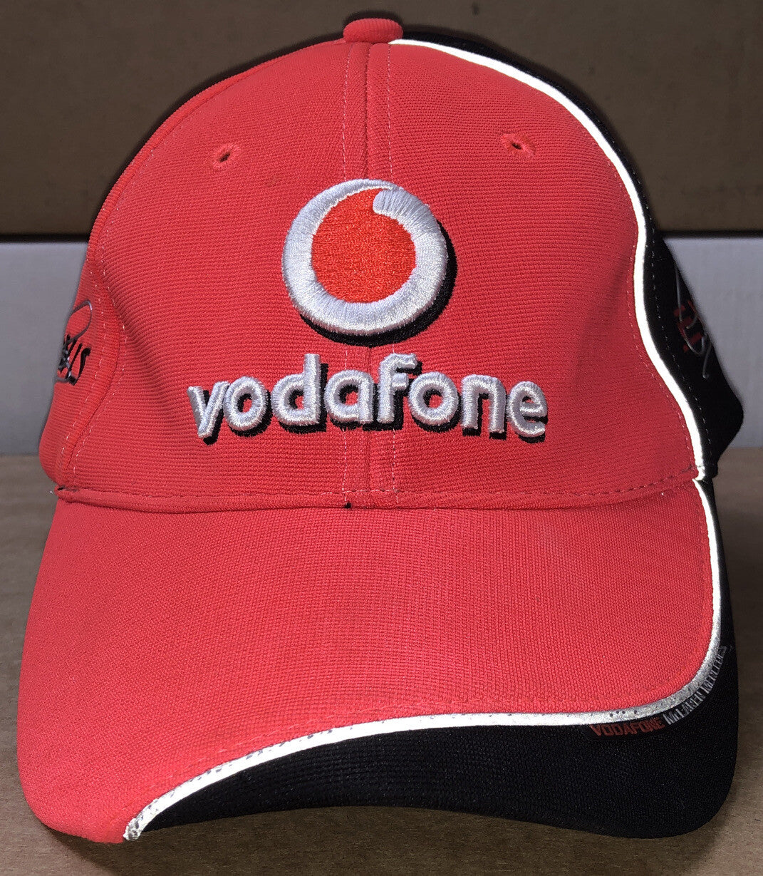 M687 Vodafone McLaren Mercedes Lewis Cap In Good Condition Adjustable Sizing
